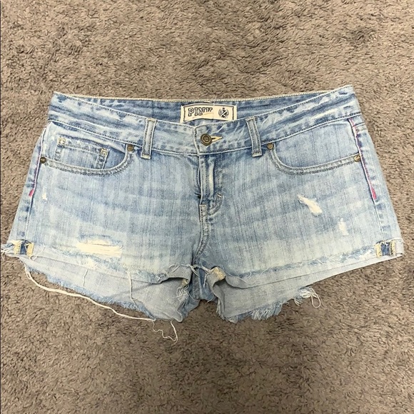 PINK Victoria's Secret Pants - VS Pink denim shorts PINK Victoria's Secret Pants - VS Pink denim shorts